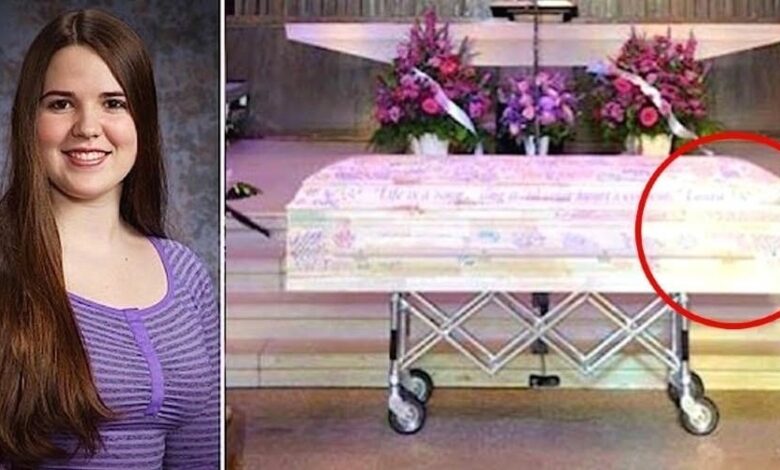 Teen Girl Dies and Her Mother Sees the Messages Covering Her Casket