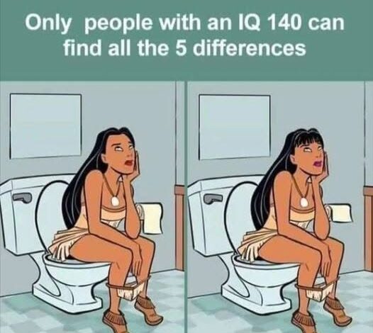 Can You Find All Five Differences in This Picture Puzzle